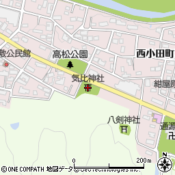 気比神社周辺の地図