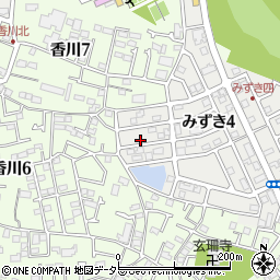 神奈川県茅ヶ崎市みずき4丁目20-21周辺の地図