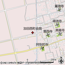 滋賀県長浜市加田町655-2周辺の地図