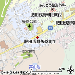 岐阜県土岐市肥田浅野矢落町1丁目91-3周辺の地図