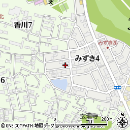 神奈川県茅ヶ崎市みずき4丁目20-18周辺の地図
