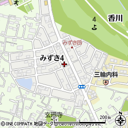 神奈川県茅ヶ崎市みずき4丁目10-1周辺の地図