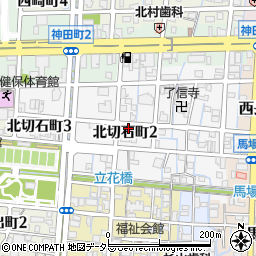 岐阜県大垣市北切石町周辺の地図