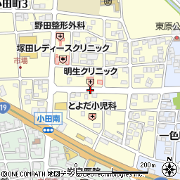 小田北周辺の地図