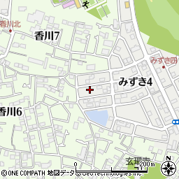 神奈川県茅ヶ崎市みずき4丁目20-7周辺の地図