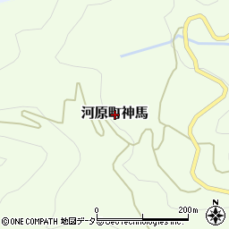 鳥取県鳥取市河原町神馬周辺の地図