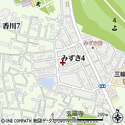神奈川県茅ヶ崎市みずき4丁目12-21周辺の地図