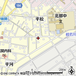 愛知県江南市村久野町平河137周辺の地図