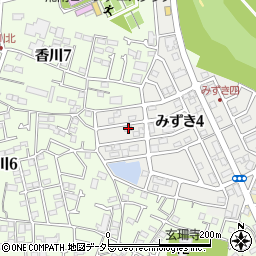 神奈川県茅ヶ崎市みずき4丁目20-10周辺の地図