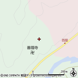 京都府綾部市睦合町大門段周辺の地図