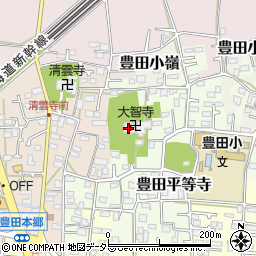 大智寺周辺の地図