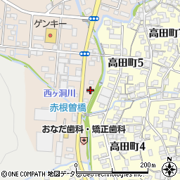 多治見高田郵便局周辺の地図