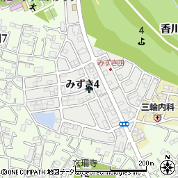 神奈川県茅ヶ崎市みずき周辺の地図