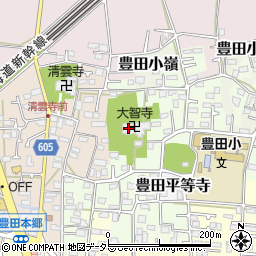 大智寺倉田周辺の地図