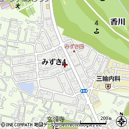 神奈川県茅ヶ崎市みずき4丁目10-2周辺の地図