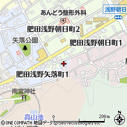 岐阜県土岐市肥田浅野矢落町1丁目74周辺の地図