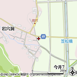 愛知県犬山市今井笠松周辺の地図