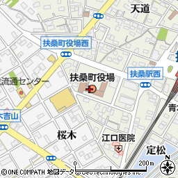 愛知県扶桑町（丹羽郡）周辺の地図