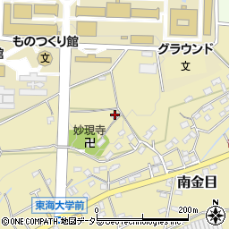 神奈川県平塚市南金目180周辺の地図