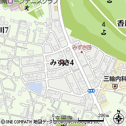 神奈川県茅ヶ崎市みずき4丁目12-17周辺の地図