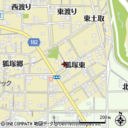 愛知県一宮市北方町北方（北狐塚東）周辺の地図