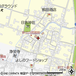 針江公民館周辺の地図
