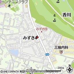 神奈川県茅ヶ崎市みずき4丁目10-20周辺の地図