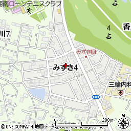 神奈川県茅ヶ崎市みずき4丁目12-10周辺の地図