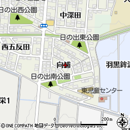 愛知県犬山市羽黒（向浦）周辺の地図