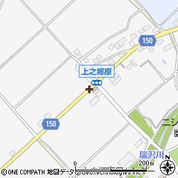 睦沢公民館入口周辺の地図