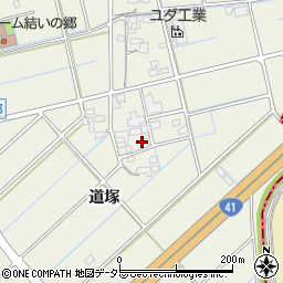 愛知県丹羽郡扶桑町高雄道塚周辺の地図