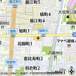 トヨタカローラネッツ岐阜カローラ大垣店周辺の地図
