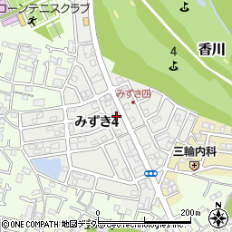 神奈川県茅ヶ崎市みずき4丁目10-18周辺の地図