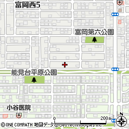 神奈川県横浜市金沢区富岡西5丁目32周辺の地図