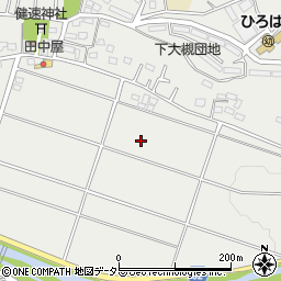 神奈川県秦野市下大槻周辺の地図
