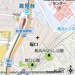 神奈川県横浜市金沢区堀口周辺の地図