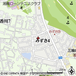 神奈川県茅ヶ崎市みずき4丁目11-16周辺の地図