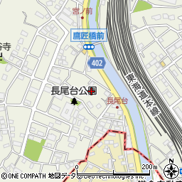 神奈川県横浜市栄区長尾台町156周辺の地図