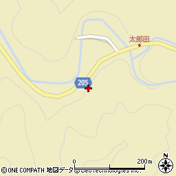 鳥取県東伯郡三朝町柿谷1290周辺の地図