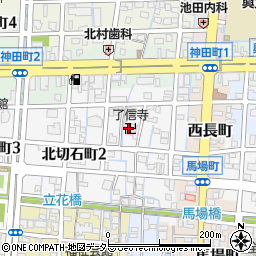 了信寺周辺の地図