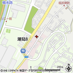 ミニストップ木更津小浜店周辺の地図