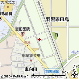 愛知県犬山市羽黒稲葉東周辺の地図