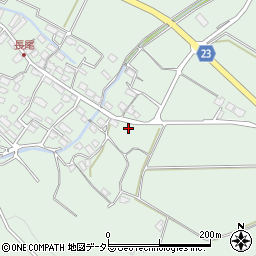 滋賀県高島市安曇川町長尾598周辺の地図