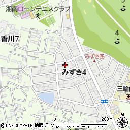 神奈川県茅ヶ崎市みずき4丁目11-5周辺の地図
