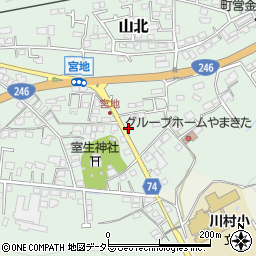 神奈川県足柄上郡山北町山北1210周辺の地図