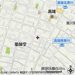 愛知県丹羽郡扶桑町高雄南東川8周辺の地図