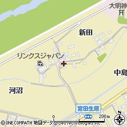 愛知県江南市宮田町新田140周辺の地図