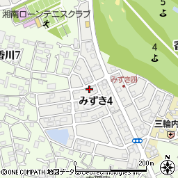神奈川県茅ヶ崎市みずき4丁目11-7周辺の地図
