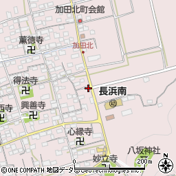 加田東町会館周辺の地図