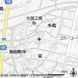 愛知県江南市和田町栄8周辺の地図